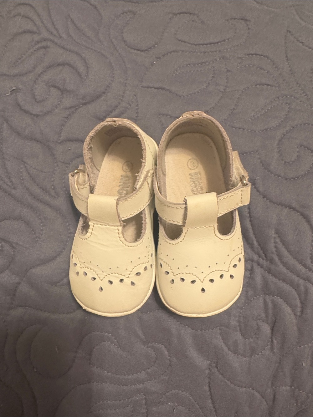Angel T-Strap Mary Jane Shoes white size 3